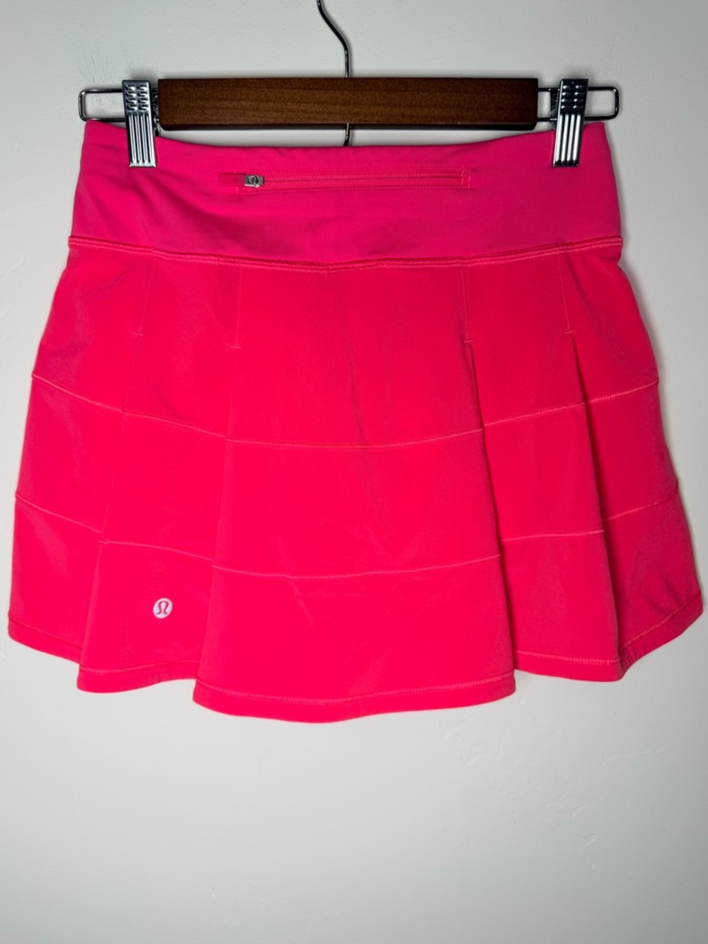 Lululemon Pace Rival MR Skirt Size 2 Lipgloss Hot Pink Athletic Skort fuchsia